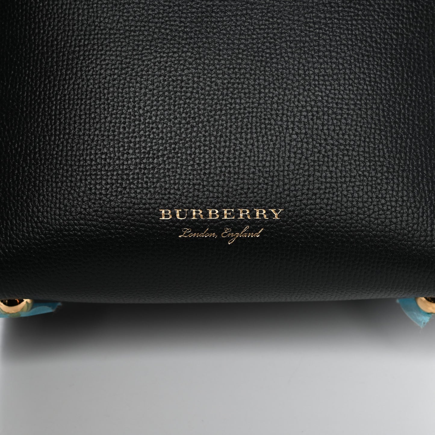 Derby Calfskin House Check Baby Banner Tote Black