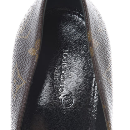 Louis Vuitton Monogram Cherie Pumps 36 Black 7 of 9
