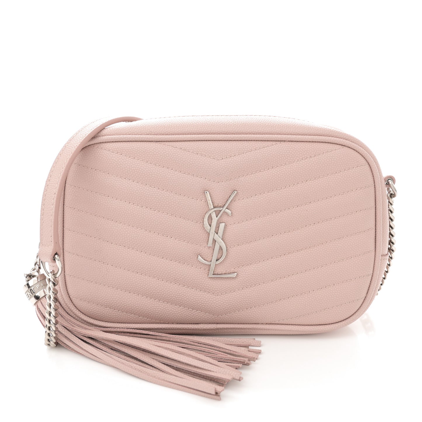 Grain De Poudre Matelasse Monogram Mini Lou Camera Bag Marble Pink