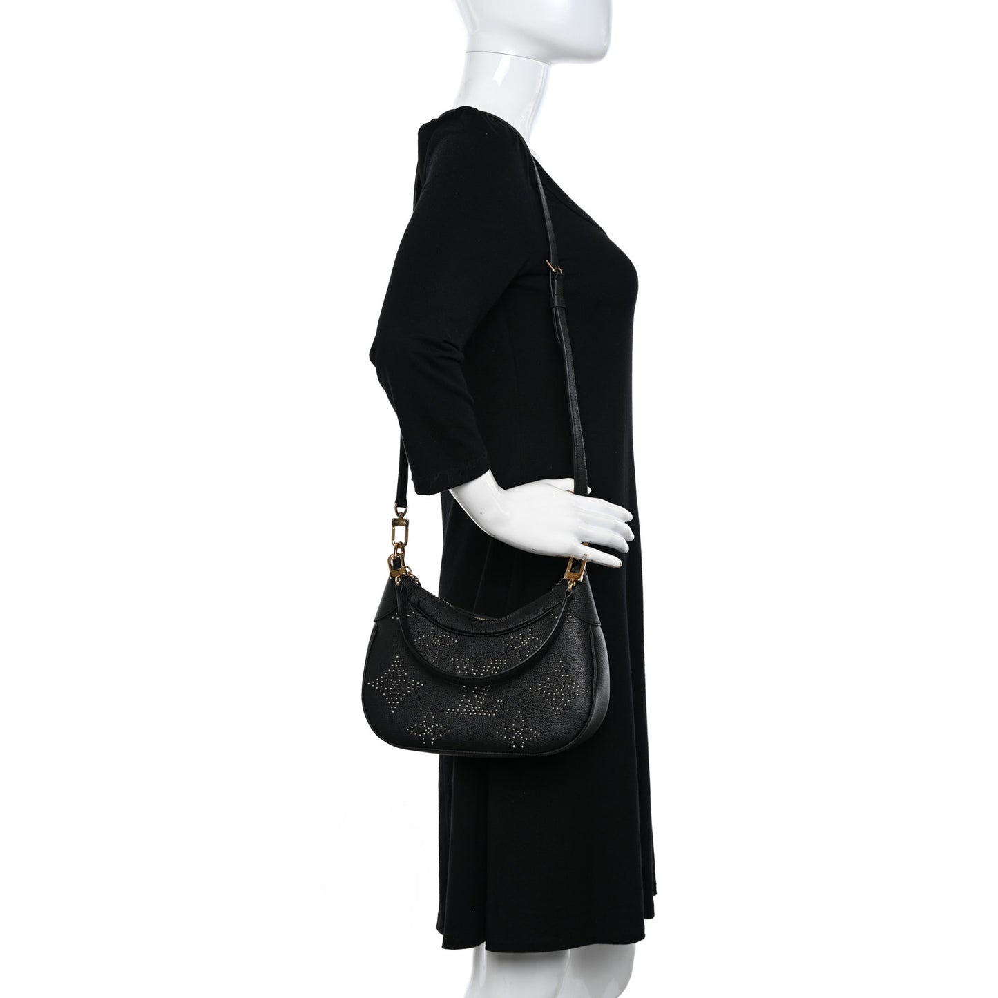Empreinte Monogram Giant Studded Bagatelle NM Black