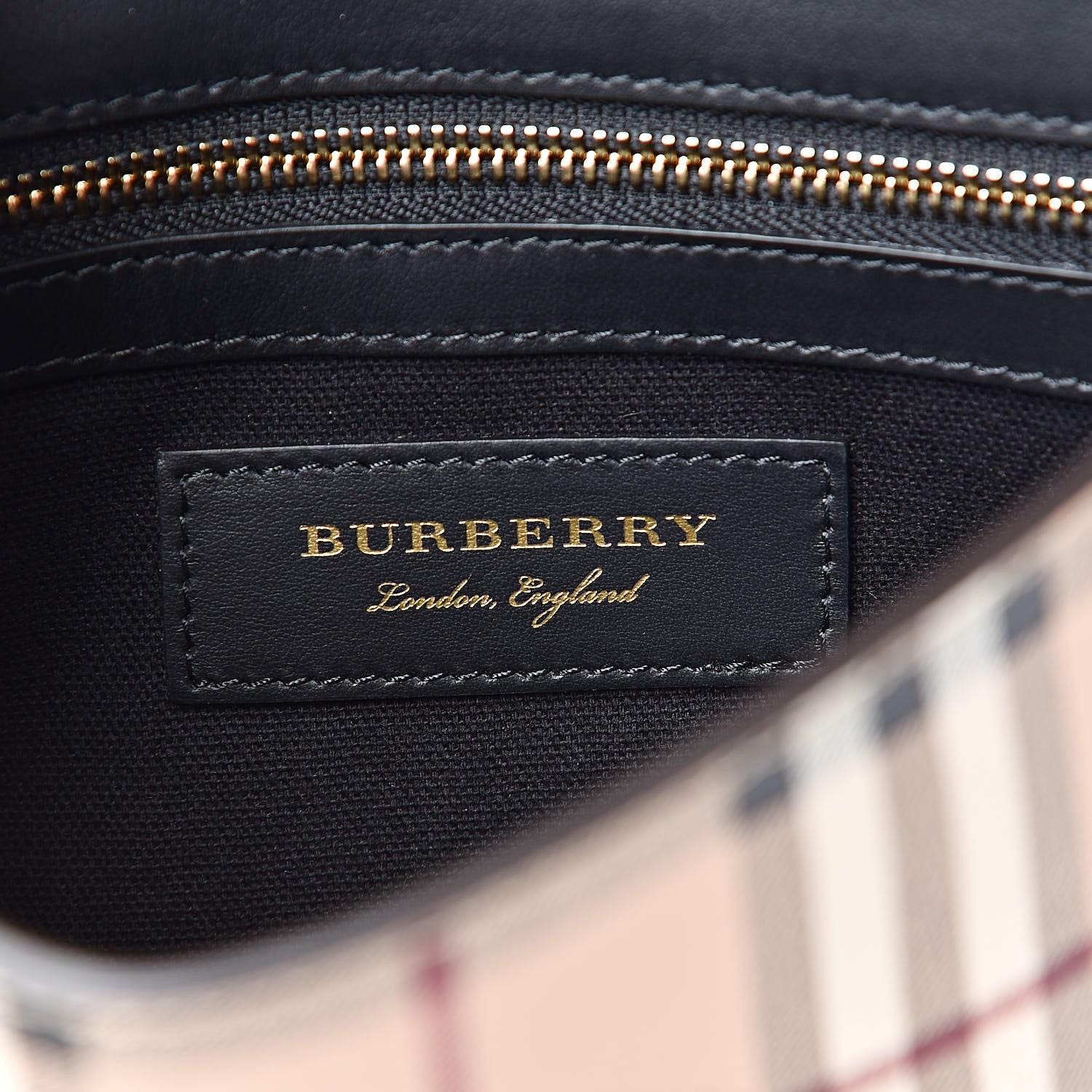Burberry Haymarket Check Small Loxley Crossbody Bright Toffee 6 of 11