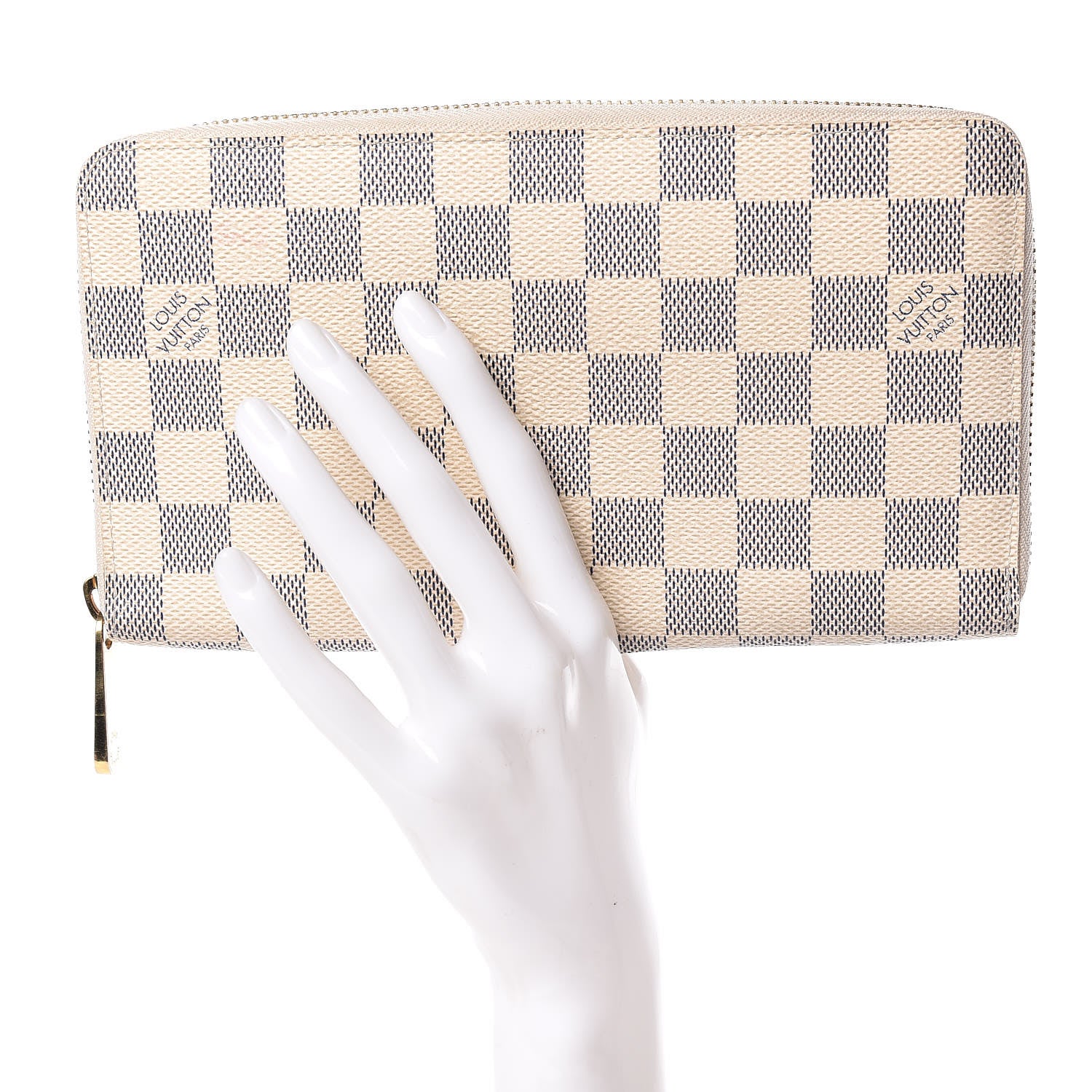 Louis Vuitton Damier Azur Zippy Organizer Wallet 2 of 9