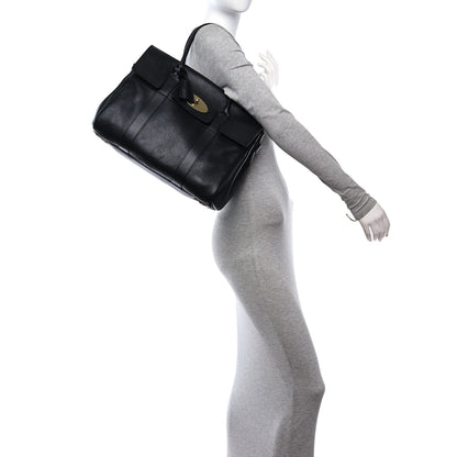 Mulberry Small Classic Grain Bayswater Black 2 of 9