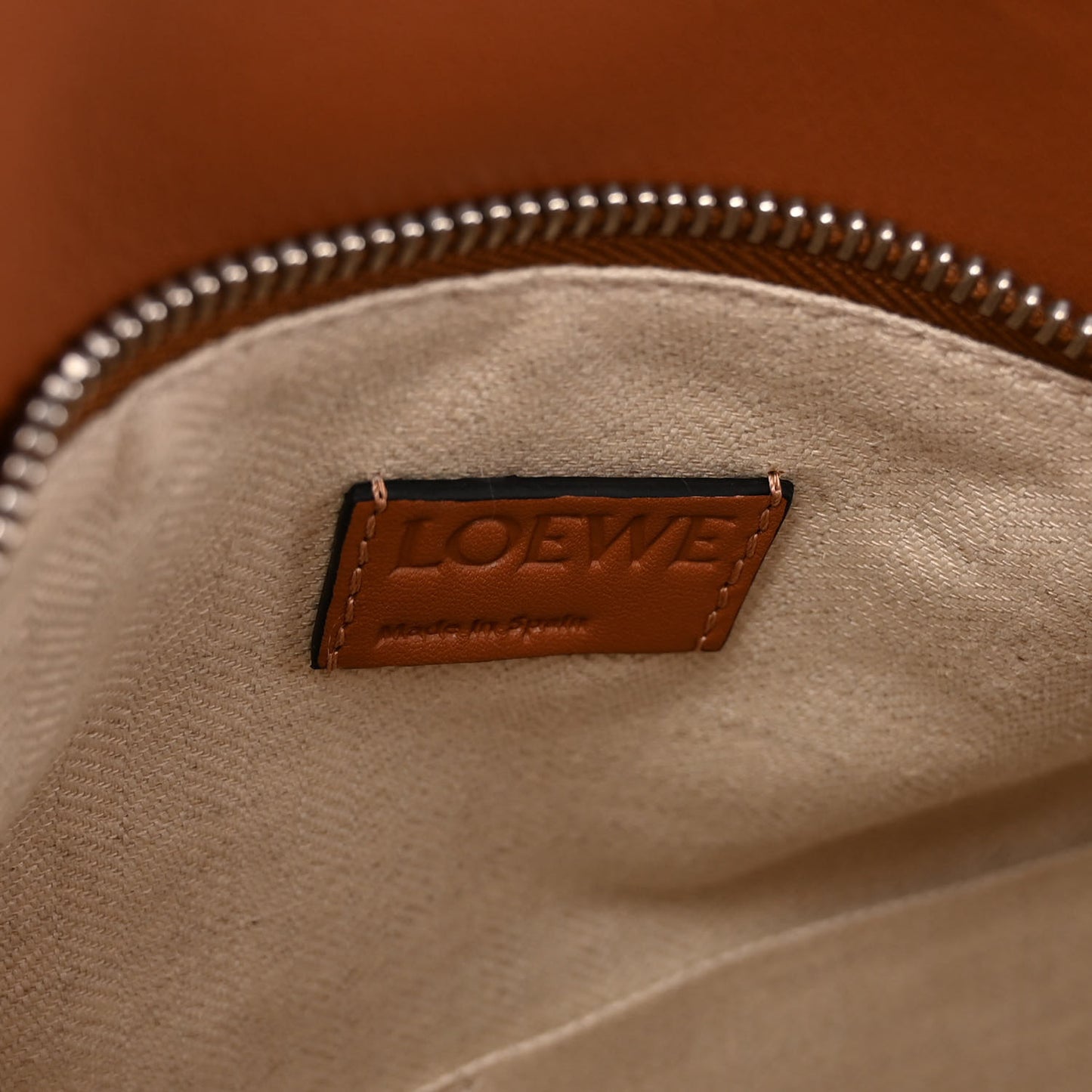 Calfskin Large Puzzle Bag Tan