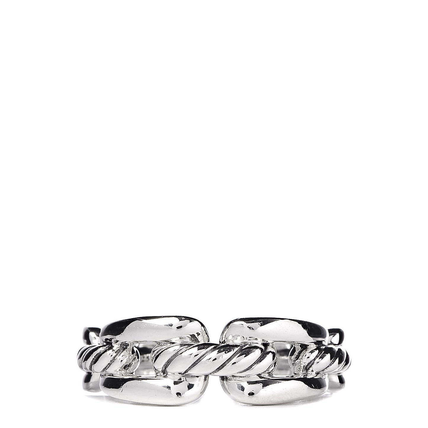 Sterling Silver 8mm Wellesley Link Ring 57 8