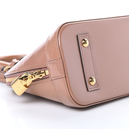 Louis Vuitton Vernis Alma BB Rose Velours 9 of 10