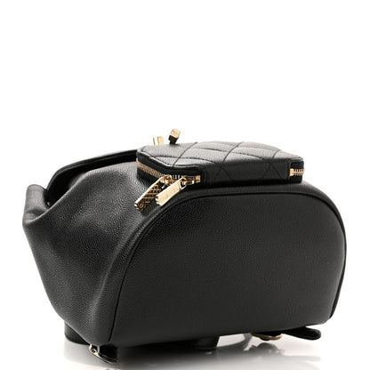 Chanel Caviar Quilted Mini Business Affinity Backpack Black 4 of 10