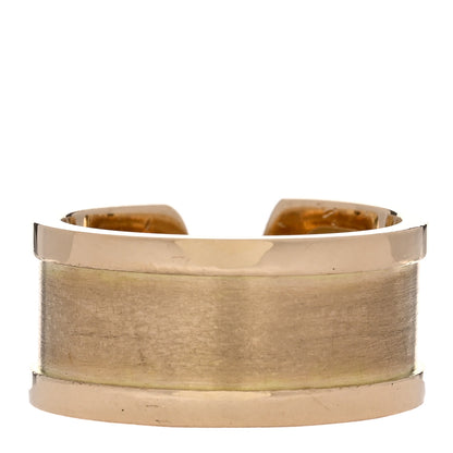 Cartier 18K Yellow Gold Diamond 10mm Logo De Cartier Ring 54 7 3 of 4