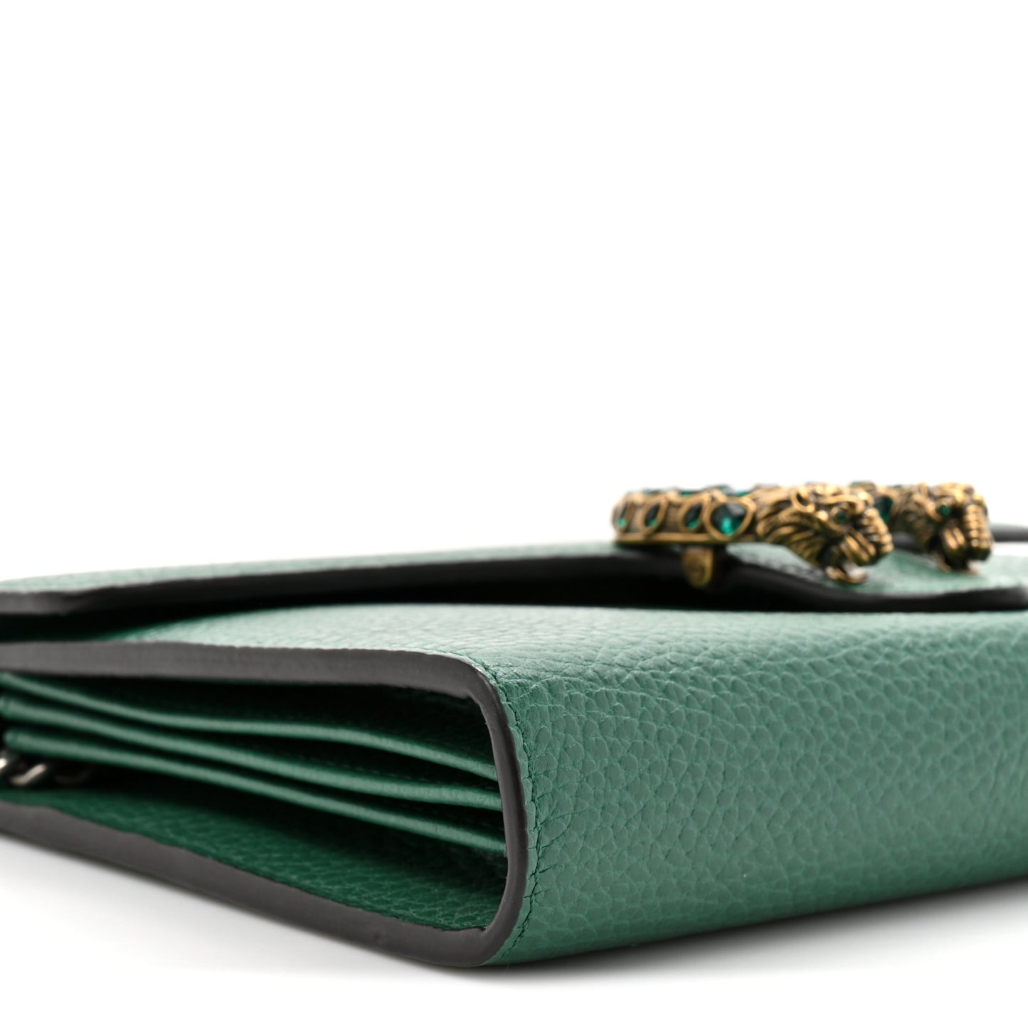 Calfskin Mini Dionysus Chain Wallet Emerald