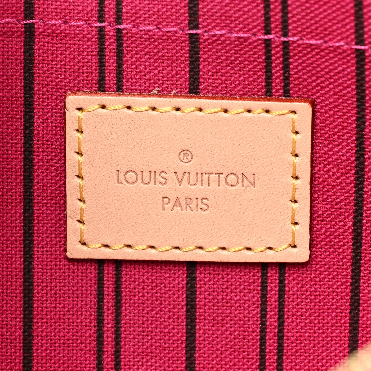 Louis Vuitton Monogram Neverfull MM GM Pochette Pivoine 6 of 8