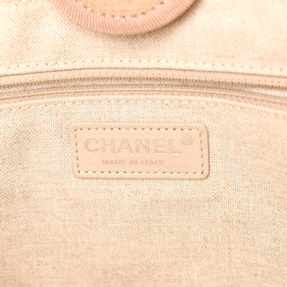 Chanel Mixed Fibers Small Deauville Tote Beige 6 of 11