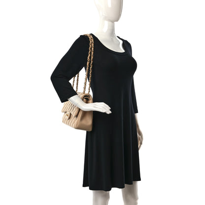 Chanel Lambskin Quilted Jumbo Double Flap Beige Clair 2 of 13
