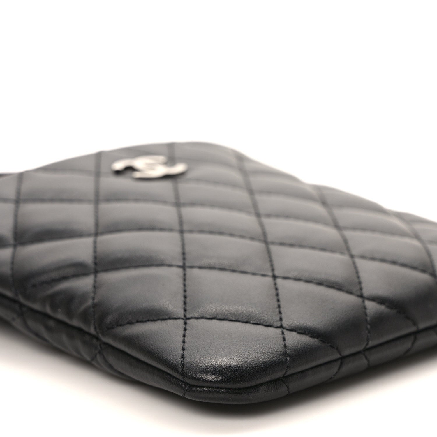 Chanel Lambskin Quilted Crossbody Bag Black 8 of 9