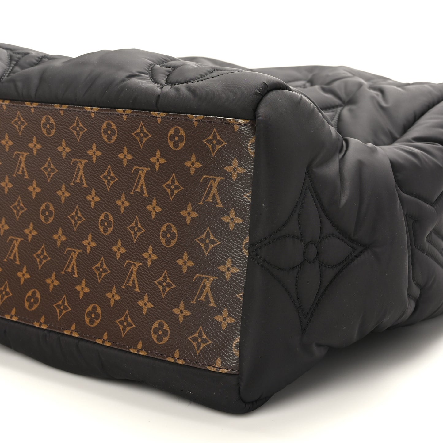Econyl Monogram Pillow Giant Onthego GM Black