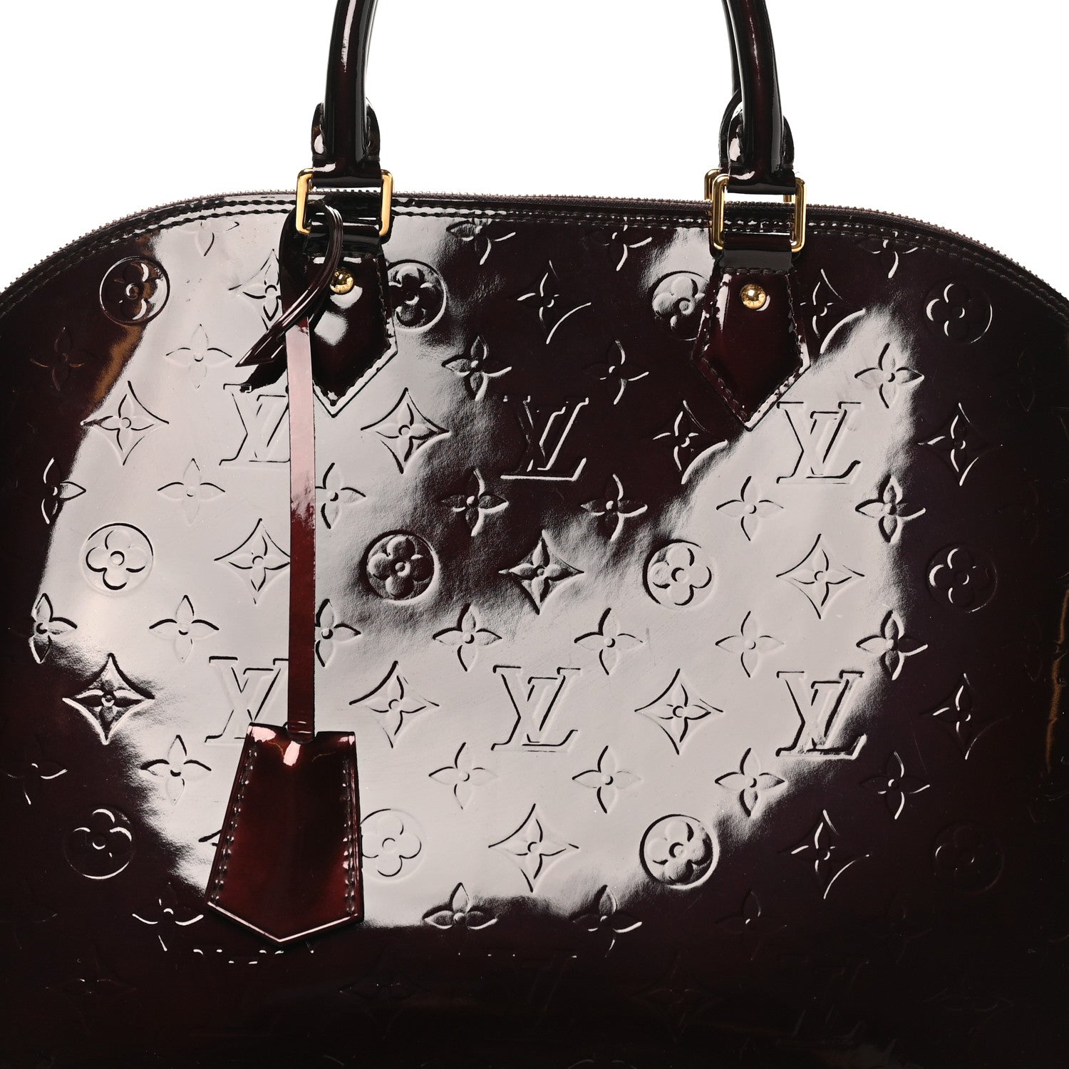 Louis Vuitton Vernis Alma MM Amarante 6 of 9