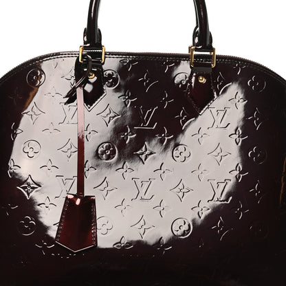Louis Vuitton Vernis Alma MM Amarante 6 of 9