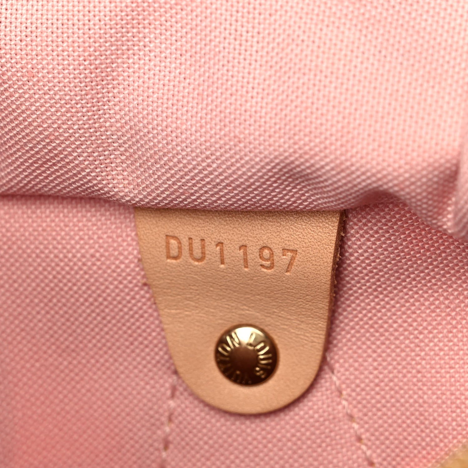 Louis Vuitton Damier Azur Tahitienne Speedy Bandouliere 30 Rose Ballerine 6 of 13