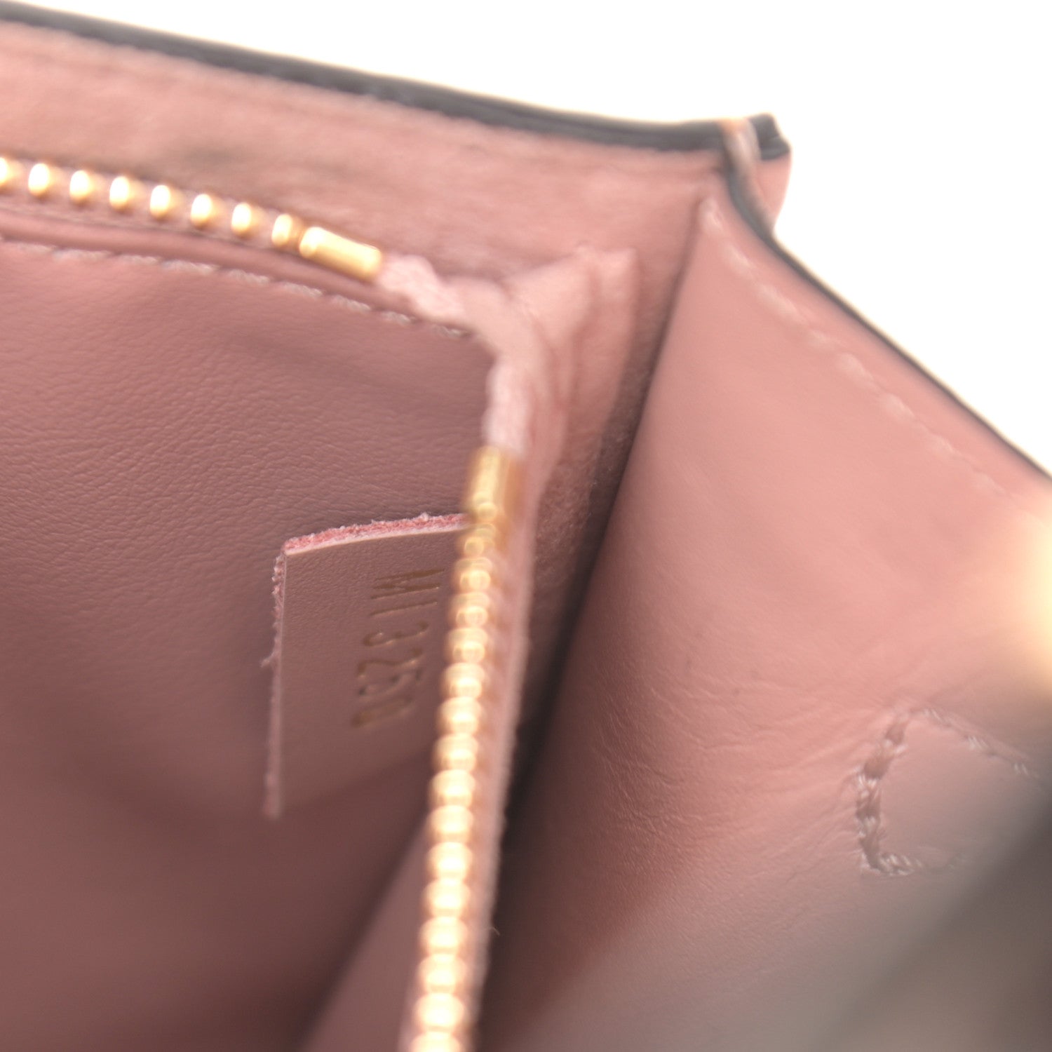 Louis Vuitton Damier Ebene Croisette Chain Wallet Magnolia 7 of 10