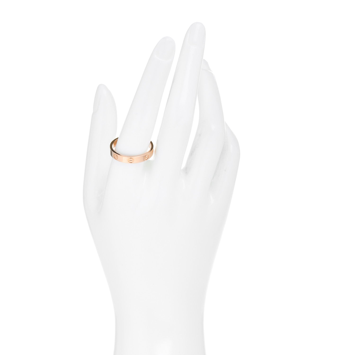 Cartier 18K Pink Gold 3.5mm LOVE Wedding Band Ring 62 10 2 of 4