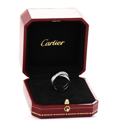 Cartier 18K White Gold Diamond Etincelle de Cartier Ring 52 6 5 of 5