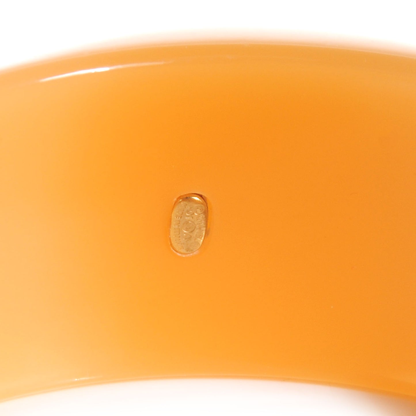 Resin Gradient CC Bracelet Beige Cream
