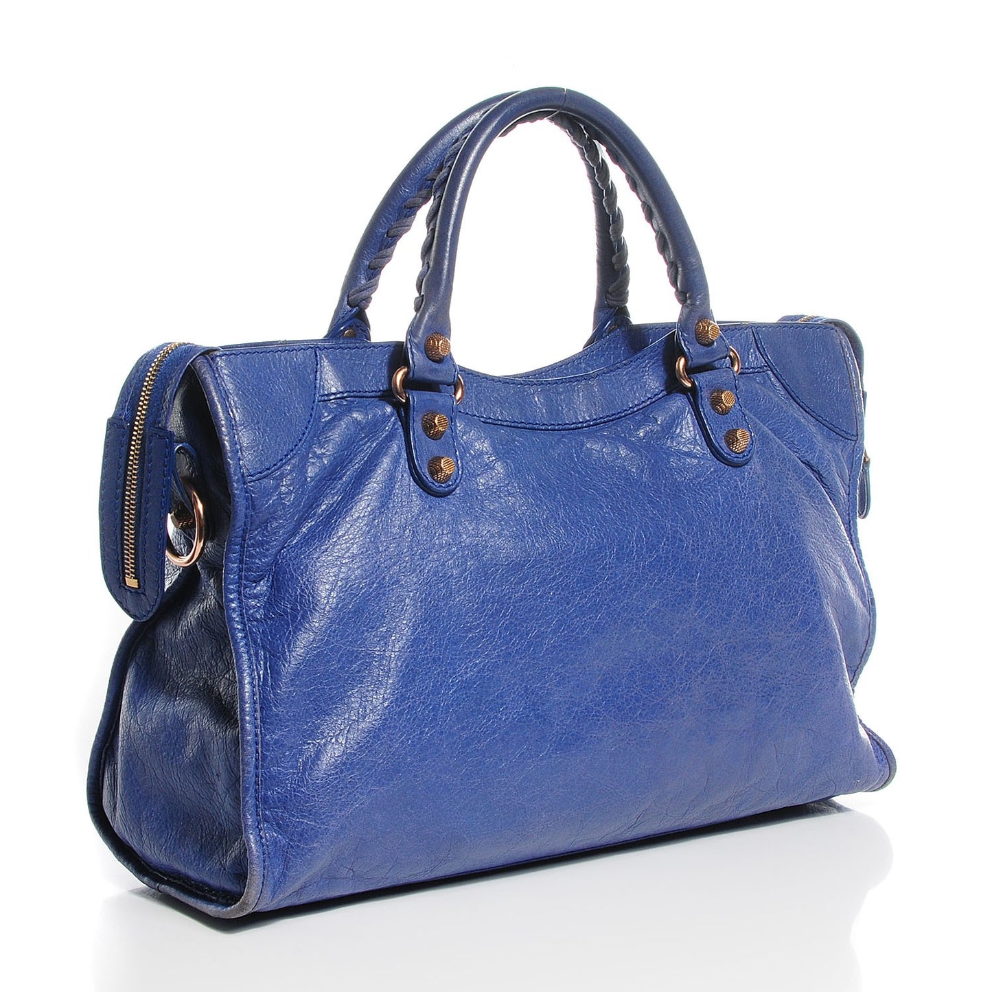 Agneau Giant 12 Rose Gold Hardware City City Bleut Bleu Glacier
