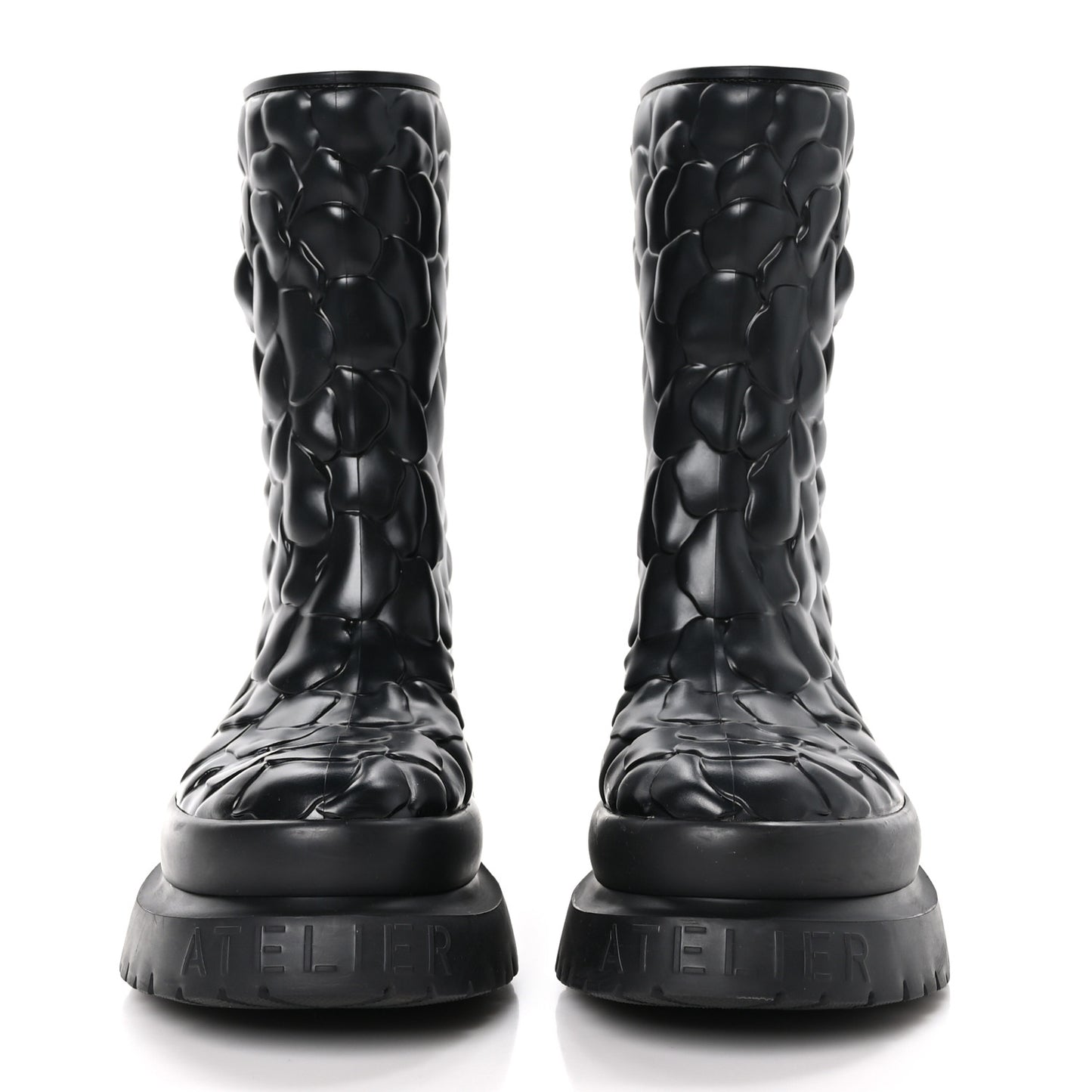 Rubber Atelier 03 Rose Edition 30/50mm Short Rainboots 37 Black