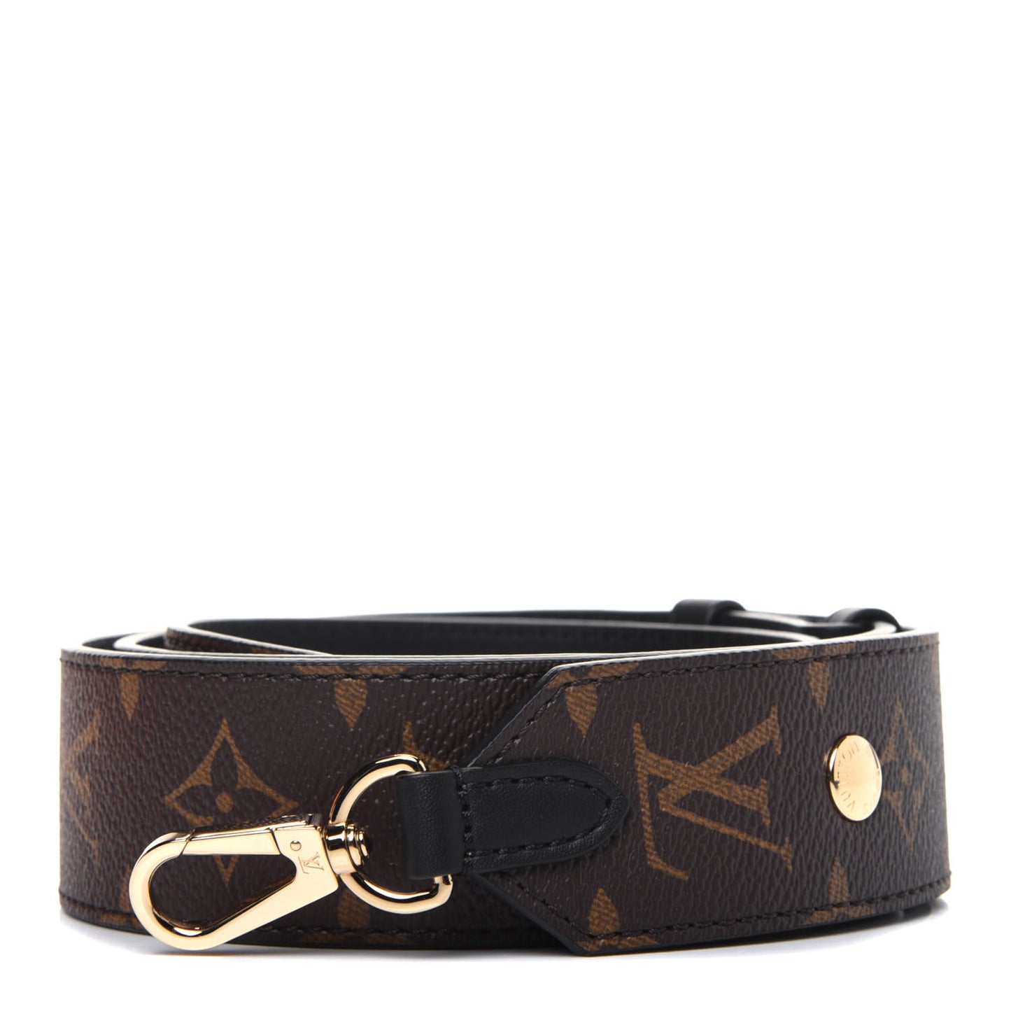 Monogram Adjustable Bandouliere Shoulder Strap Black