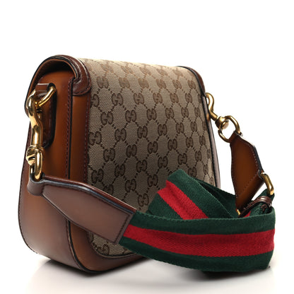 Gucci Monogram Medium Lady Web Shoulder Bag Beige Cuir 3 of 14