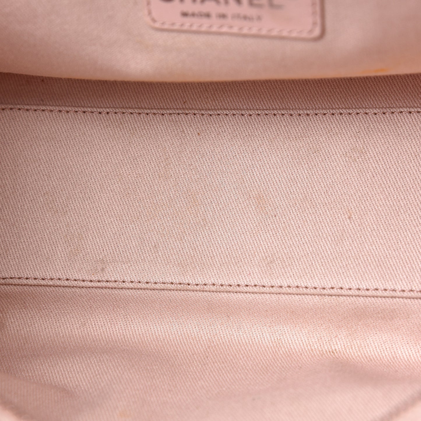 Canvas Deauville Small Bowling Bag Light Pink