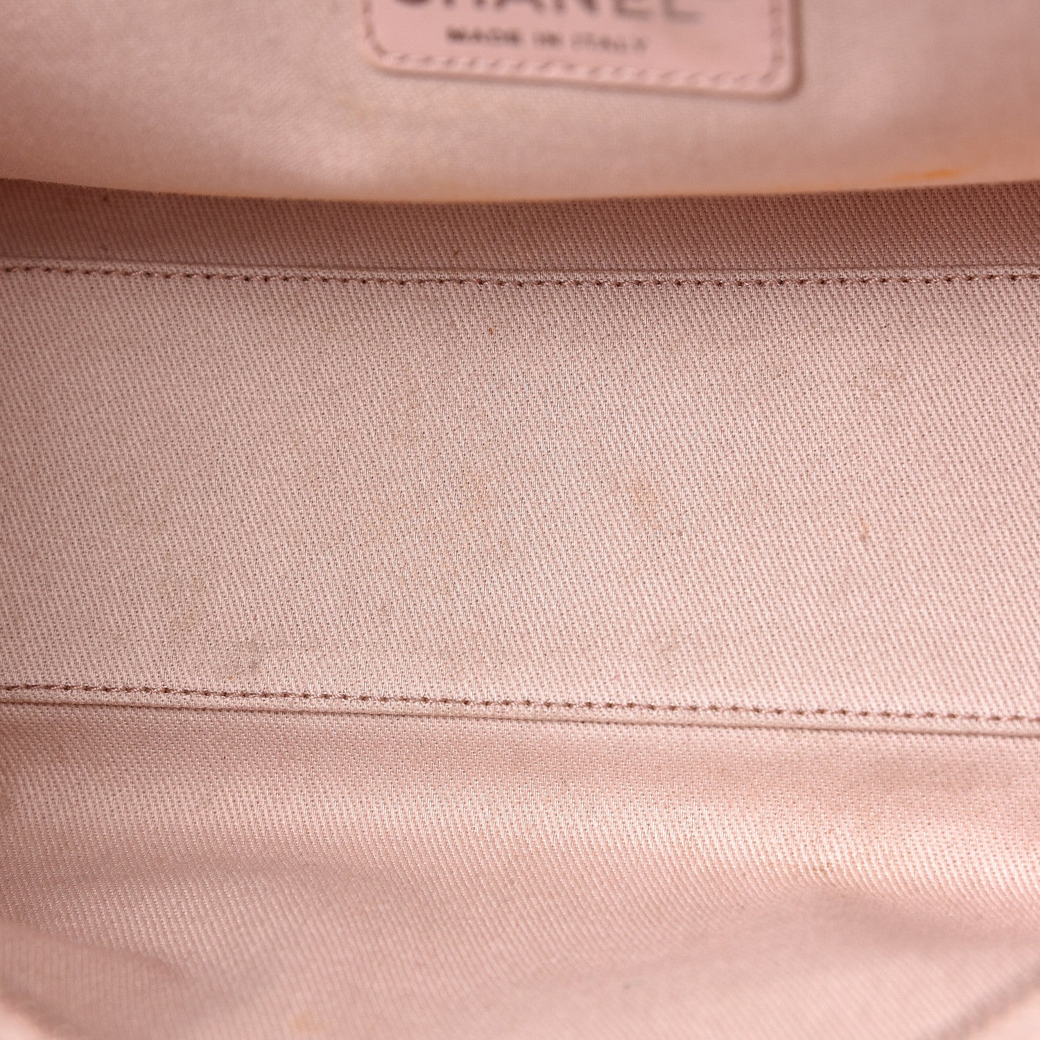 Chanel Canvas Deauville Small Bowling Bag Light Pink 17 of 17