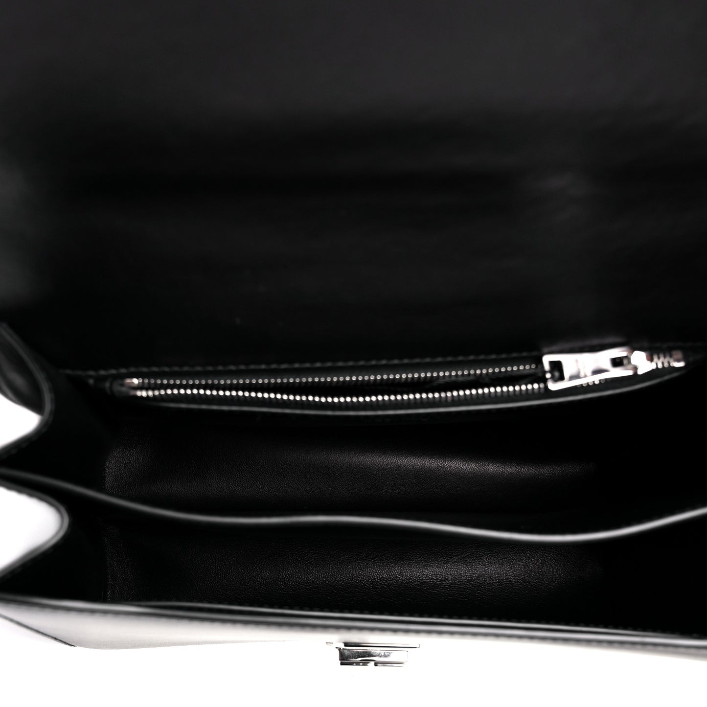 Saffiano City Calfskin Studded Elektra Shoulder Bag Black Fuoco