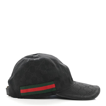 Gucci Monogram Web Baseball Hat M Black 5 of 10