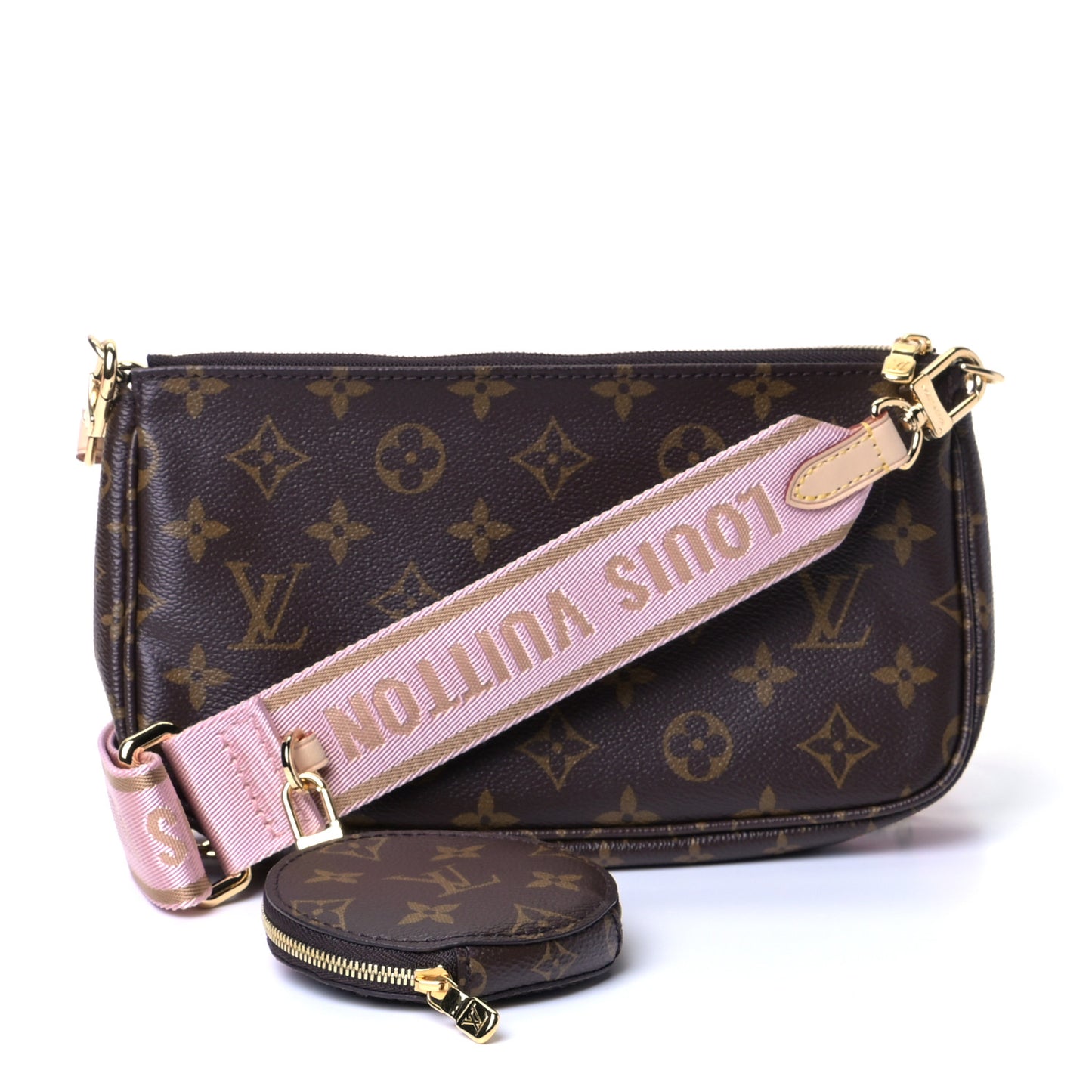 Monogram Multi Pochette Accessories Rose Clair