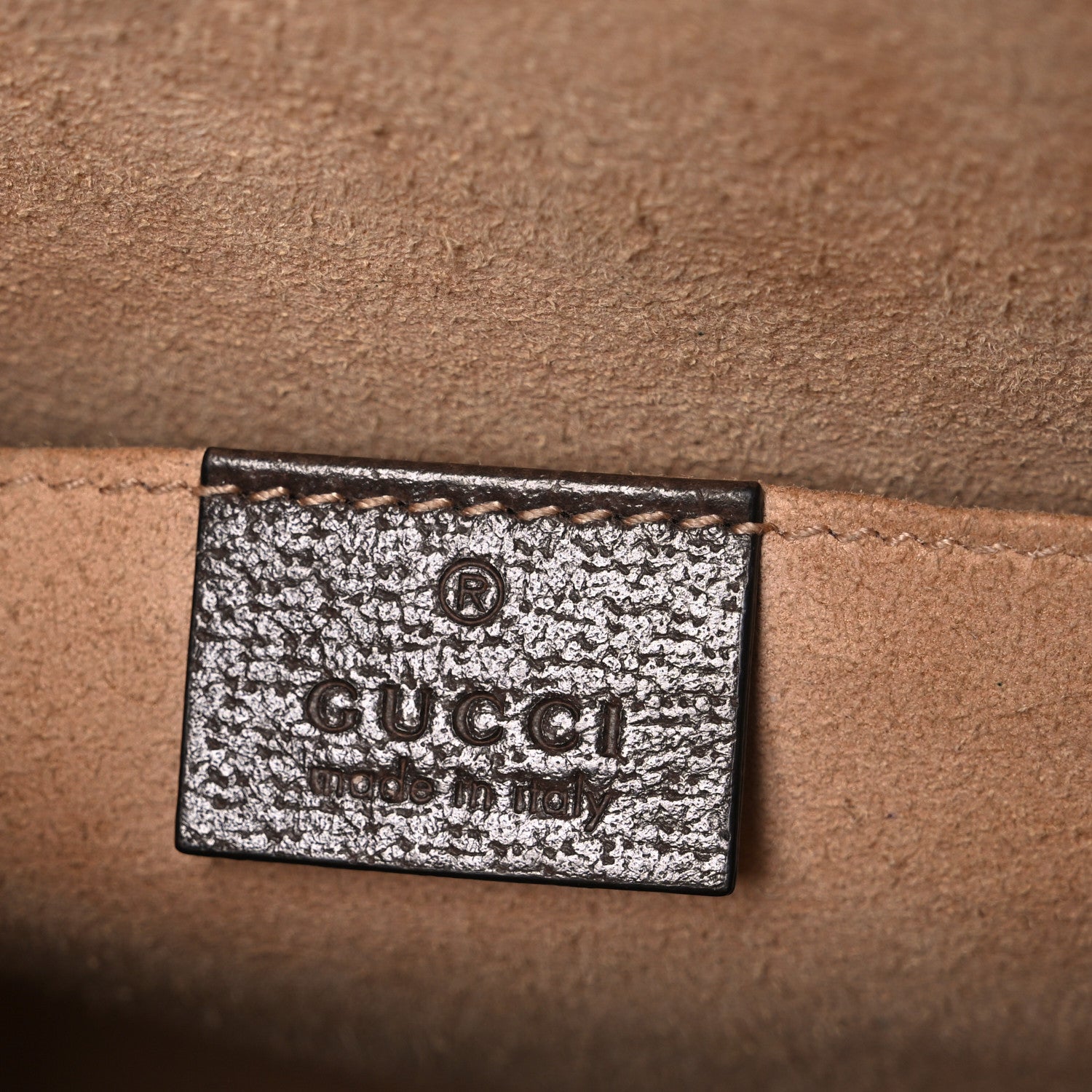 Gucci GG Supreme Monogram Web Ophidia Pouch Brown 6 of 7