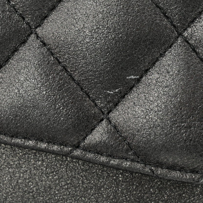 Chanel Metallic Lambskin Quilted Medium Double Flap Pewter 12 of 12