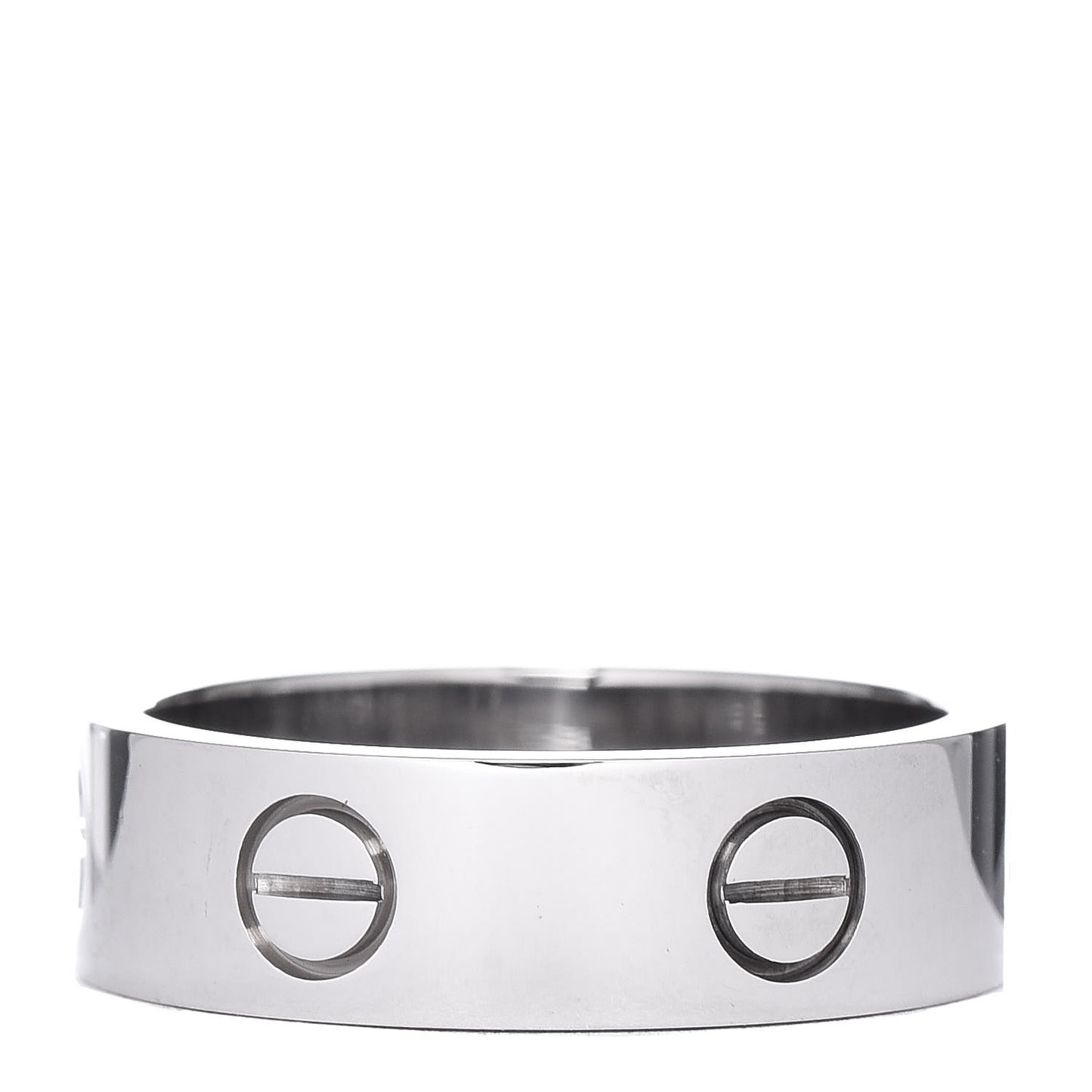 18K White Gold 5.5mm LOVE Ring 57 8