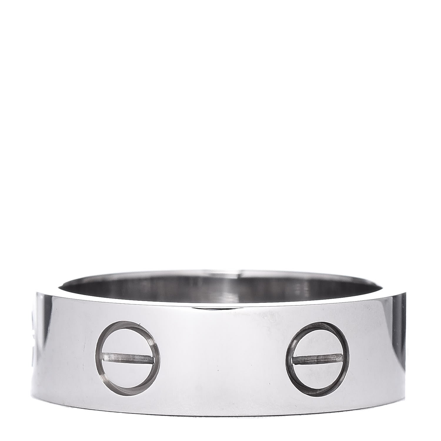 Cartier 18K White Gold 5.5mm LOVE Ring 57 8 3 of 5