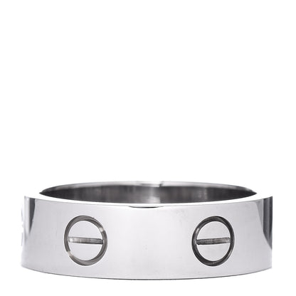 Cartier 18K White Gold 5.5mm LOVE Ring 57 8 3 of 5