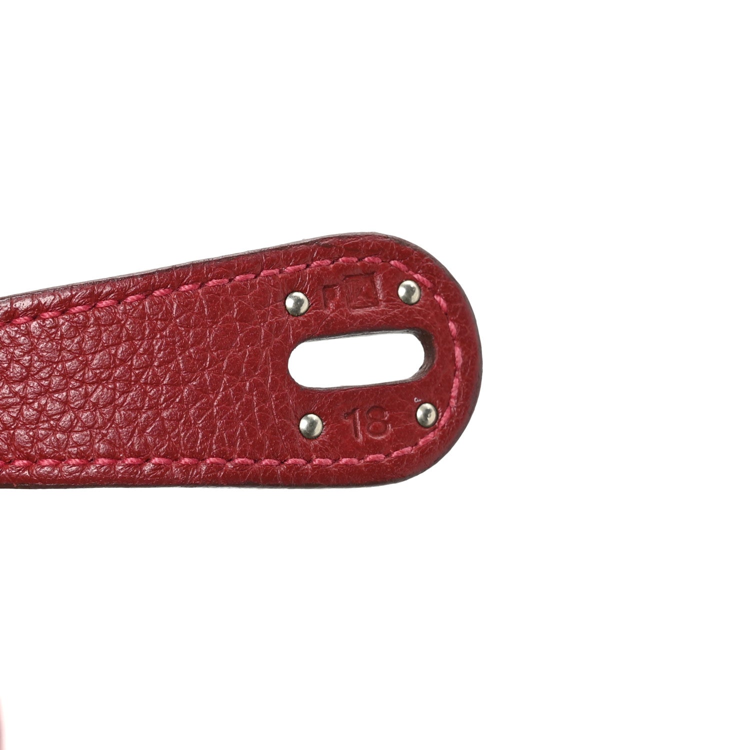 Hermes Taurillon Clemence Lindy 30 Rouge Vif 7 of 12