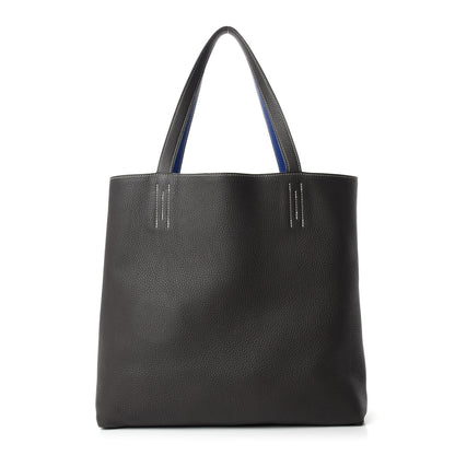 Hermes Taurillon Clemence Double Sens 36 Reversible Tote Graphite Bleu Electrique 9 of 15
