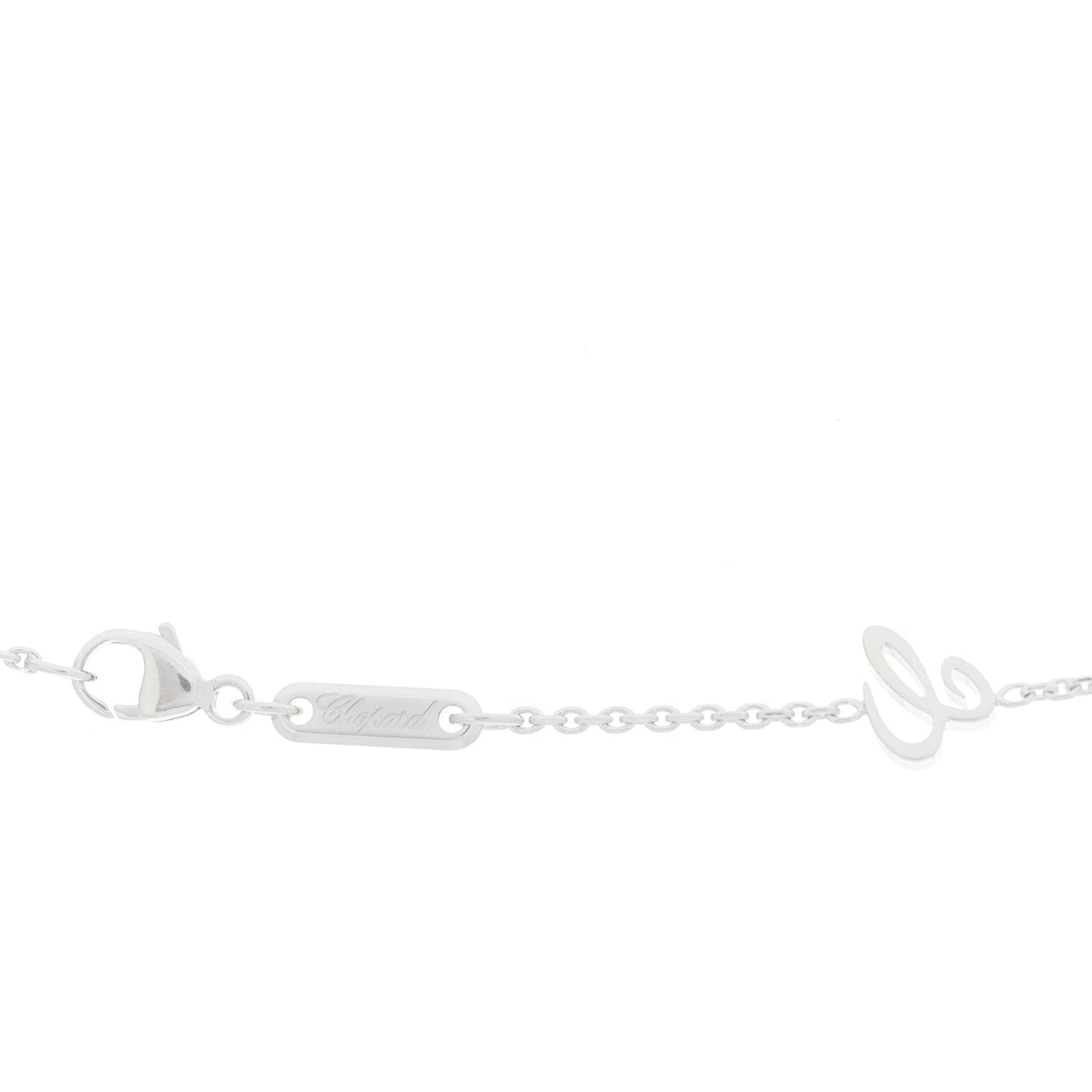 18K White Gold Diamond Ice Cube Pendant Necklace