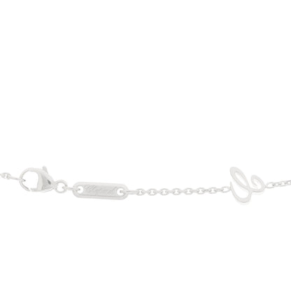 Chopard 18K White Gold Diamond Ice Cube Pendant Necklace 4 of 6