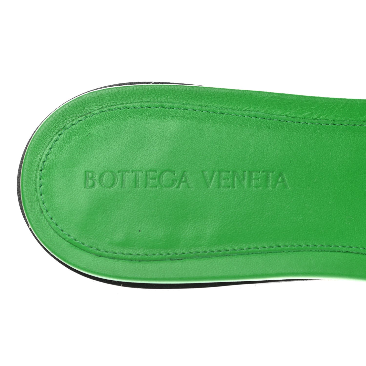 Bottega Veneta Nappa Matelasse Padded Flat Sandals 38.5 Parakeet 7 of 8
