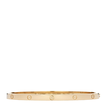 Cartier 18K Yellow Gold Small LOVE Bracelet 17 1 of 8