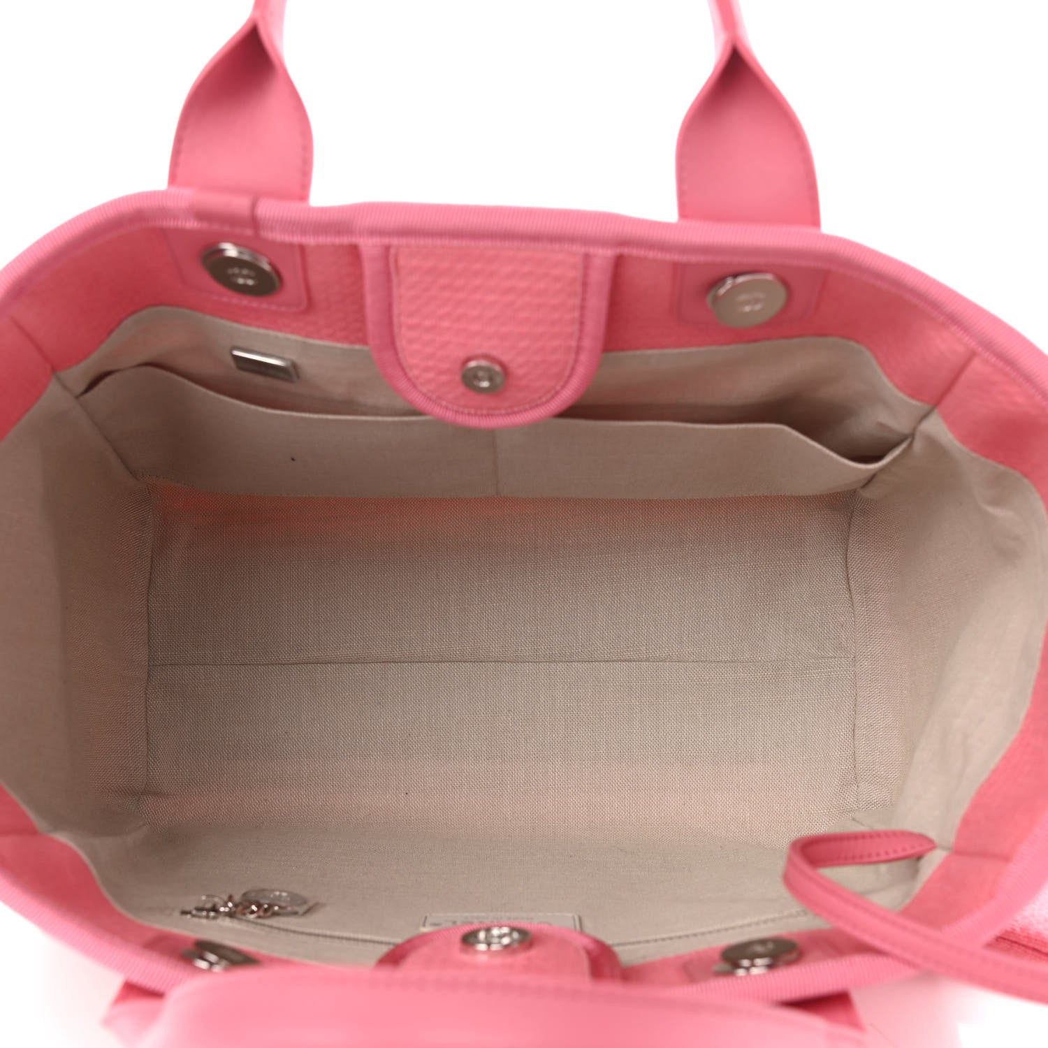 Chanel Mixed Fibers Small Deauville Tote Pink 5 of 10