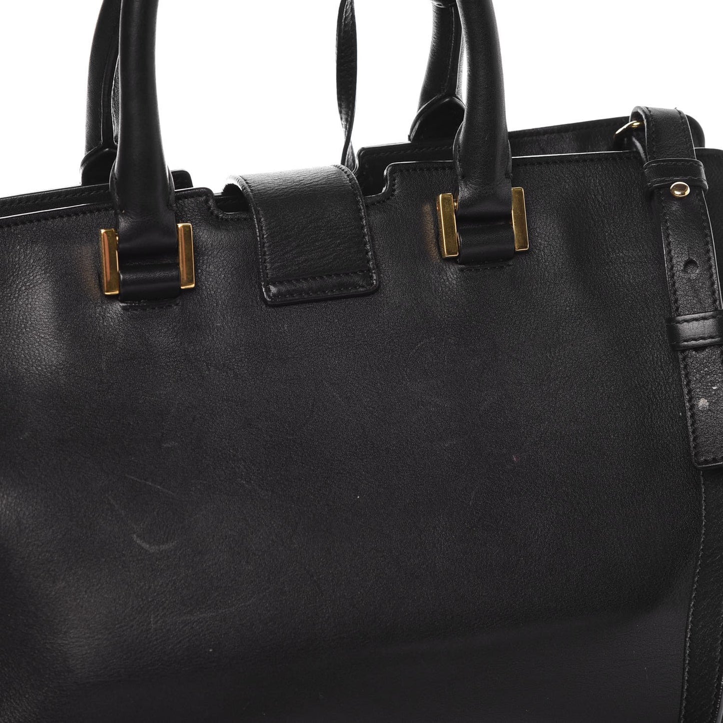 Calfskin Small Classic Y Cabas Black