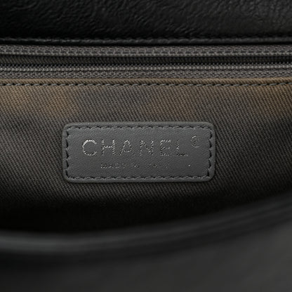 Chanel Patent Calfskin Quilted Paris Bombay Medallion Embellished Medium Boy Flap Black 6 of 10