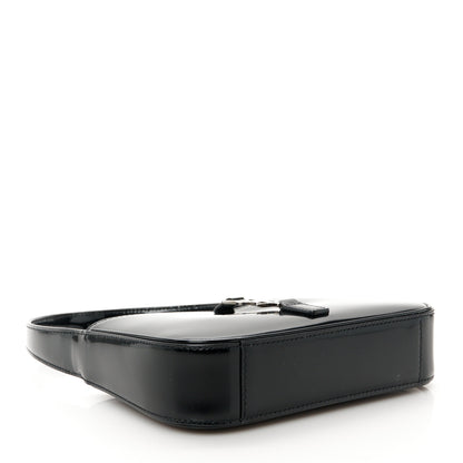 Saint Laurent Patent Calfskin Le 5 A 7 Mini Hobo Black 4 of 10