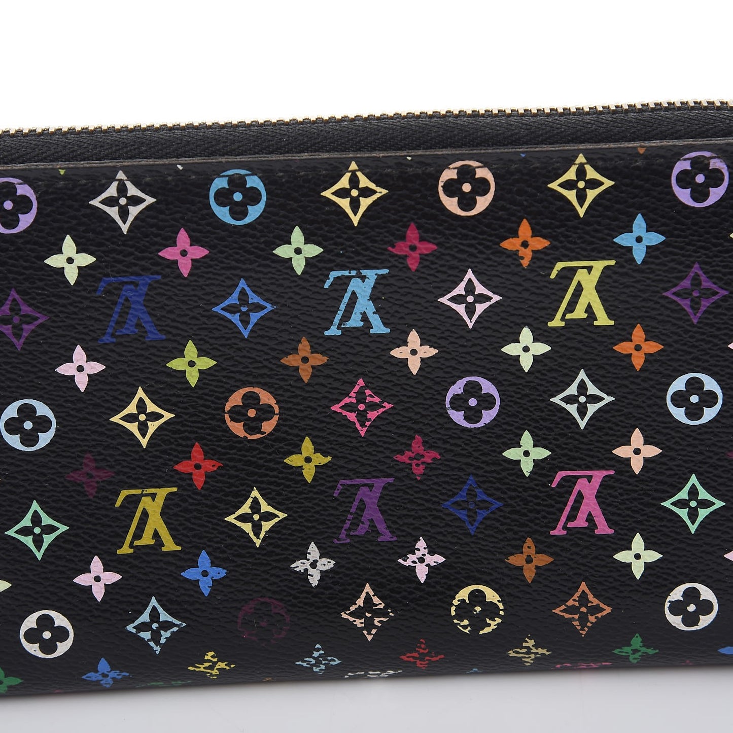 Monogram Multicolor Zippy Wallet Black